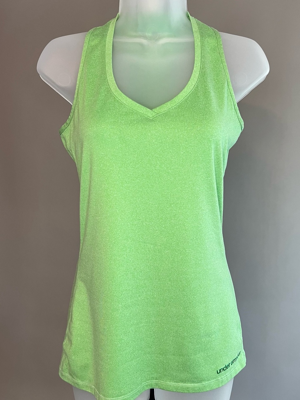 Under Armour Women's Bright Lime V-Neck Athletic Tank